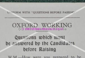 Oxford Working - Raising Question Card - Click Image to Close